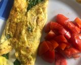 Foto del paso 4 de la receta: Omelette con espinaca y queso