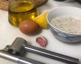 Foto del paso 1 de la receta: Salsa All i oli "falso" en tres minutos