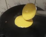 A picture of step 3 of Besan Chilla.