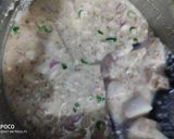 A picture of step 3 of Ragi onion rava dosa with hotel style coconut chutney.