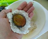 Zabpehelylisztes, túrós, szilvás gombóc recept fázis 3 fotója
