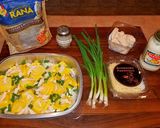 A picture of step 1 of Mike's 5 Minute Garlic Chicken Ravioli Alfredo.
