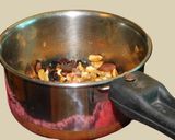 A picture of step 2 of Aval Halwa for Krishna Jayanthi.
