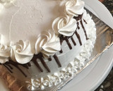 A picture of step 34 of Chocolate cake with whipped cream frosting.