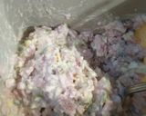 A picture of step 1 of Bologna Salad.