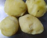 A picture of step 1 of Falahari Aloo Ki Sabji.
