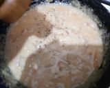 A picture of step 7 of Beef Stroganoff.