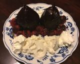 A picture of step 3 of California Farm Chocolate Pear Dessert.