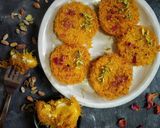 A picture of step 7 of Cheesy kunafa.