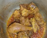A picture of step 6 of Desi Chicken Ka Sorba.