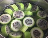 Hình bước làm 4 của món Canh bầu nhồi thịt