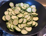 A picture of step 2 of Chicken Strips with Zucchini.