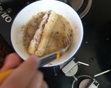 A picture of step 3 of French Toast Rolls Filled with chocolate.