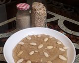 A picture of step 8 of Suji khuskhus Halva.