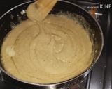A picture of step 3 of Mysore Pak mouth melting.