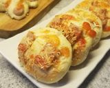 Foto langkah ke 8 dari resep Roti sosis mini.
