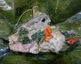 Foto langkah ke 7 dari resep Pepes Ayam putih dengan santan Kara.