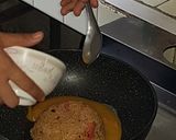 รูปขั้นตอนการทำที่ 7 ของ ข้าวผัดกิมจิไข่ชีส