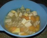 Foto langkah ke 4 dari resep Sop tahu makaroni....mpasi 1y.