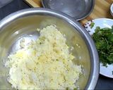 A picture of step 2 of Potato Rava fingers.