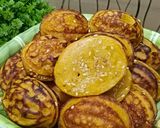 Gambar langkah 8 resipi Kuih Bakar Labu / Bingka Labu.