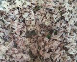 Foto langkah ke 3 dari resep Ketan Hitam arang arang kambang tabur kelapa.