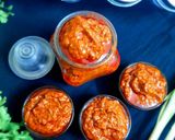 A picture of step 7 of Schezwan sauce.