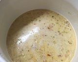 A picture of step 3 of Vegan Alfredo.