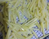 Foto langkah ke 4 dari resep French fries (kentang goreng ala KFC).