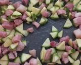 Foto del passaggio 3 della ricetta Mezze maniche all'avena con pancetta e zucchine