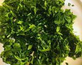 A picture of step 4 of Methi matar malai restaurant style.