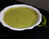 A picture of step 3 of Spicy green chilli chutney.