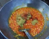 A picture of step 9 of Sev Tamatar ki Sabji.