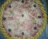 صورة لخطوة 1 من وصفة بيتزا خفيفة ريشة وبنينة 😋😋
