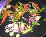 A picture of step 1 of Grated carrot stir fry fried rice.