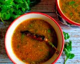 A picture of step 4 of Tomato Rasam.