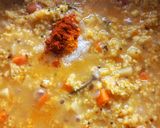 A picture of step 10 of Vegetable proso Millet one pot meal.