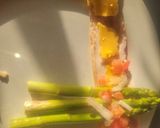 A picture of step 2 of Cheesy Bacon-Wrapped Asparagus Twisters.