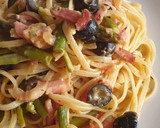 Foto del paso 4 de la receta: Tallarines con espárragos y queso de cabra
