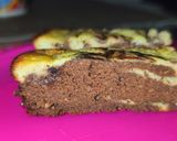 Foto del paso 5 de la receta: Budín marmolado de bananas sin harina de trigo