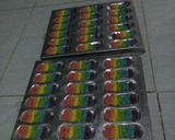 Foto langkah ke 7 dari resep Lidah kucing rainbow simpel.