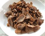 A picture of step 1 of Leftover Lamb Doner with Sambal Matah (Raw Balinese Sambal).