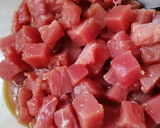 Foto del paso 1 de la receta: Poke bowl de atún, brócoli y mango