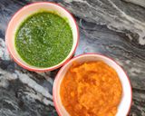 A picture of step 2 of TIRANGA RICE...