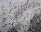 A picture of step 1 of Coconut Burfi.