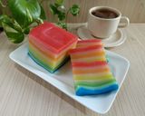 Foto langkah ke 10 dari resep Lapis Sagu Pelangi / Pepe Pelangi.