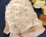 Une image de l'étape 3 de Poisson à l'oseille.
