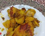 عکس مرحله 2 از دستور مرغ آبپز + پلو