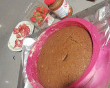 Foto del paso 4 de la receta: Tarta de chocolate y fresas sin huevos