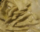A picture of step 6 of Chicken and Dumplings /Egg Noodles.